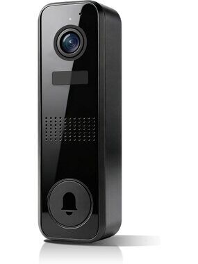 2K Wireless Video Doorbell Camera with 2.4GHz WiFi - Smart Home Security